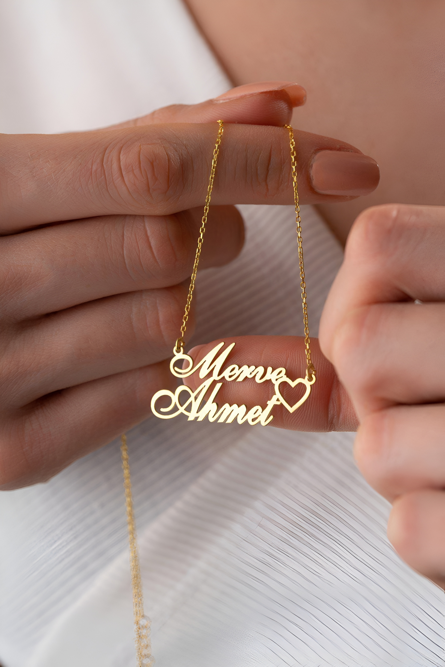 Cutomize Couple name Pendant