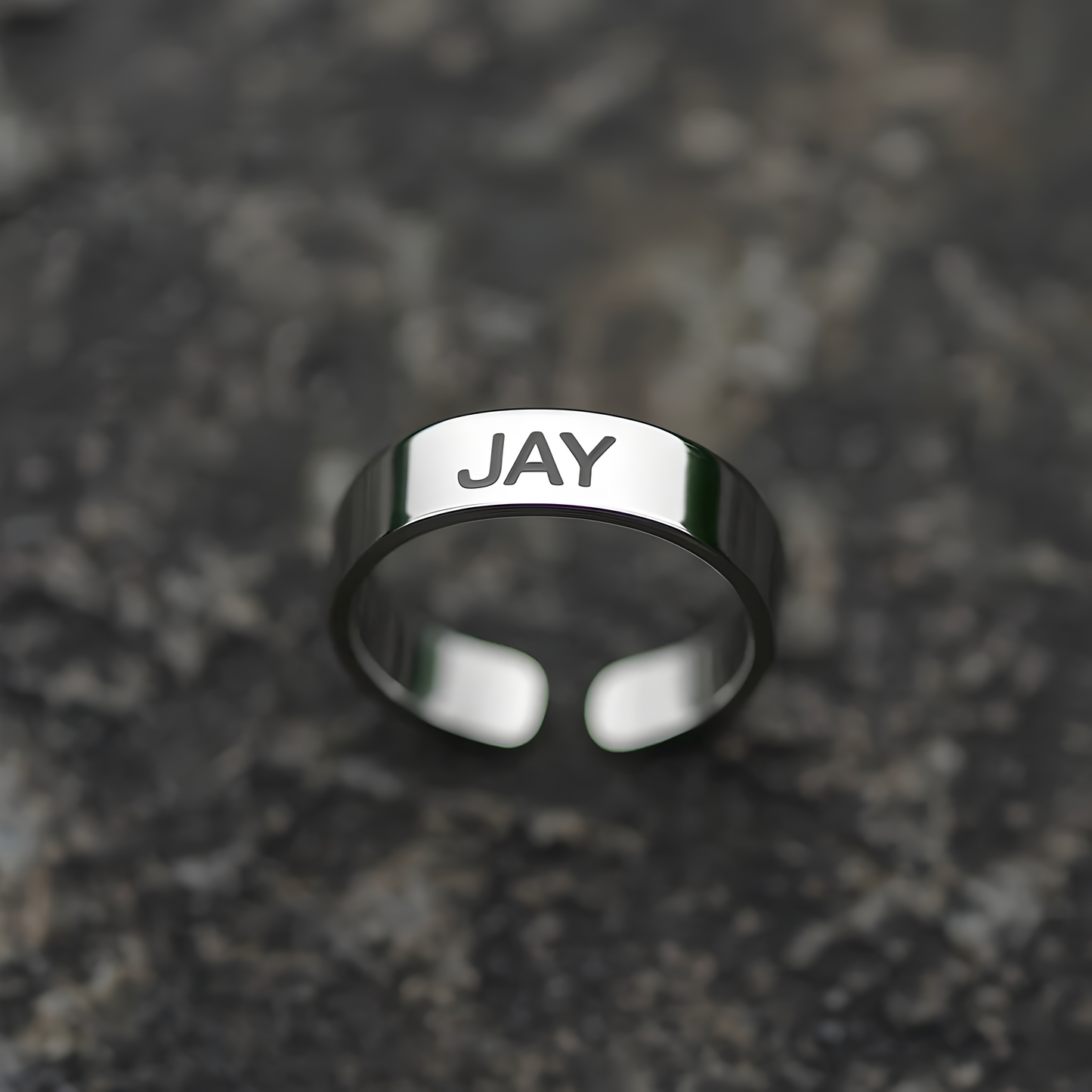 Personalized Name Engraved Ring ✨ Custom Made for You